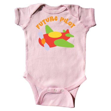 

Inktastic Future Pilot Airplane Gift Baby Boy or Baby Girl Bodysuit