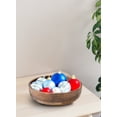 thumbnail image 2 of Decorative Large Mango Wood Bowl, 8.25" Diameter & 2" Tall - Set of 12, 2 of 5