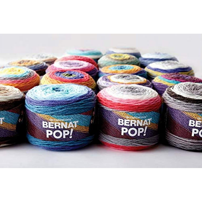 Bernat Pop Yarn Blue Streak