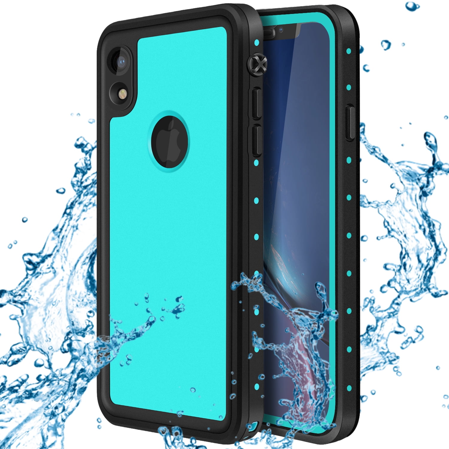 iPhone XR Waterproof Case (Blue) IP68 Underwater Full Sealed Cover
