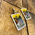 thumbnail image 6 of Tarot Earrings for Women - Empress Earrings - Zodiac Earrings - Tarot Danglers (The Empress), 6 of 8
