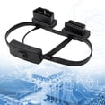 thumbnail image 1 of Zócalo Del Conector Obd2 Adaptador de cable de extensión OBD2 para escáner automático, macho a hembra de 60cm con interruptor de encendido/apagado, 1 of 8