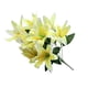 thumbnail image 1 of Flores artificiales Matsuzay de seda durabilidad duradera apariencia realista amarillo, 1 of 6
