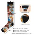 thumbnail image 3 of FORMRS Womens Knee High Socks Casual Long Thick Travel Daily Wear, 1 Pair, Vibrant Floral, 3 of 6