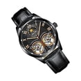 thumbnail image 2 of Qarigey Reloj Mecánico de acero inoxidable para hombre Reloj elegante ajustable tipo regalo, 2 of 6