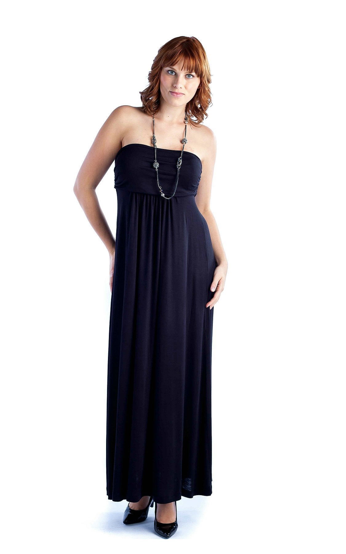 Women's Strapless Maxi Dress