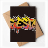 Graffiti Street Fiesta Hand-decorated Greeting Cards You are Invited Invitations