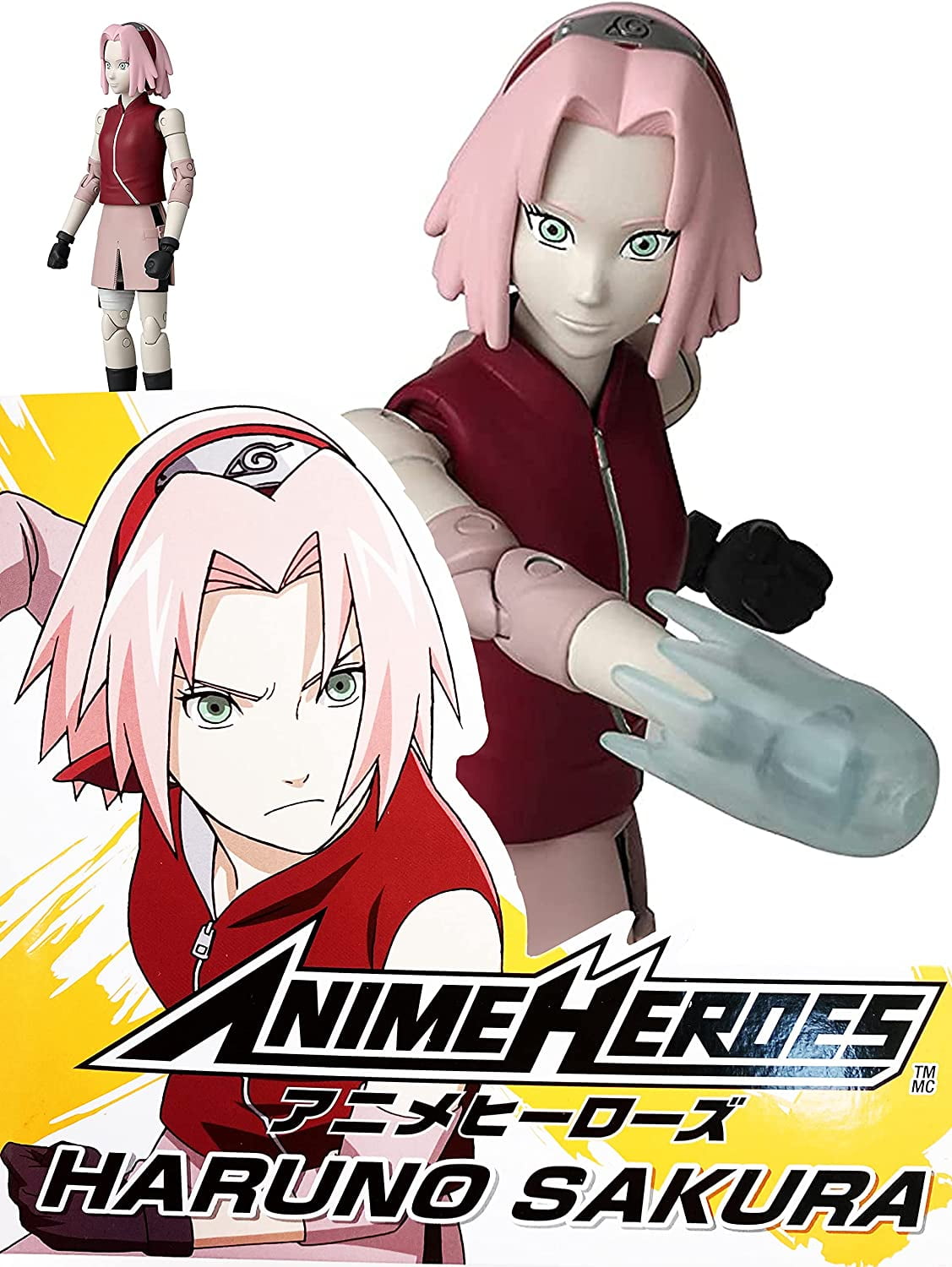 Bandai Naruto Shippuden Haruno Sakura Anime Heroes 6.5-in Action Figure