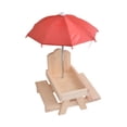 thumbnail image 1 of DYNWAVECA Squirrel Feeder Fun Weatherproof Chipmunk Feeder for Garden Backyard Outside Brown, 1 of 9