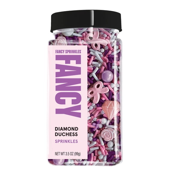 Fancy Sprinkles Diamond Duchess Dessert Sprinkles, 3.5 oz