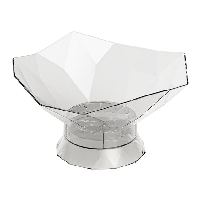Frutero con pedestal, porta café y té, centro de mesa para mostrador, cuenco con pedestal Blanco