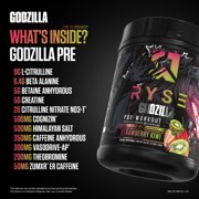 RYSE Godzilla X Noel Deyzel Pre Workout Powder - Strawberry Kiwi - 20/40 Servings