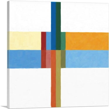 ARTCANVAS Mid-Century Modern Tall Order Canvas Art Print - Size: 18" x 18" (0.75" Deep)