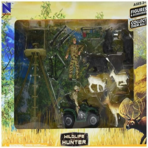 Wild Hunting Deer and Tree Stand Set
