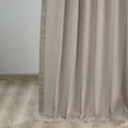 thumbnail image 3 of Hazelwood Beige Solid Cotton Tie-Top Curtain (1 Panel), Hazelwood Beige, 50W X 120L, 3 of 5