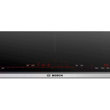 Bosch - 800 Series 36" Built-In Electric Induction Cooktop with 5 elements and Wifi - Black