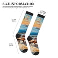 thumbnail image 2 of Picia Coastal Style Garden Villa Printed Sports Compression Socks - 15-20mmHg Graduated Compression, High-Performance Soft and Breathable Socks for Men and Women, 2 of 5