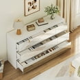 thumbnail image 6 of 60" White Modern Mirrored 9-Drawer Dresser, Freestanding Storage Cabinet for Bedroom,Living Room,Hallway, 6 of 7