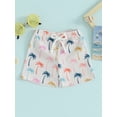 thumbnail image 3 of Hirigin Toddler Baby Boy Swim Trunks 6 12 18 Months 2T 3T 4T  Beach Board Shorts Elastic Waist Swimming Shorts, 3 of 7
