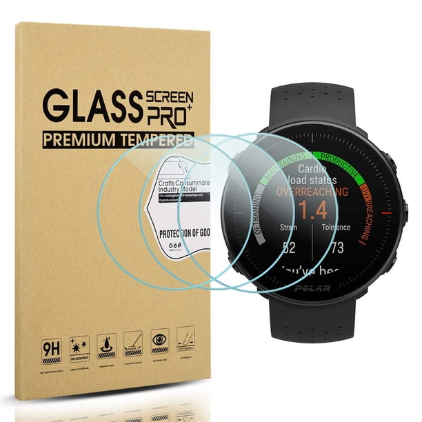 Protector de pantalla Suoman de vidrio templado para Polar Vantage M/V, paquete de 3