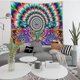 thumbnail image 2 of (150 X 200 cm, Hippie 5) Tapiz de pared de mandala, tapices hippies psicodélicos para colgar, tapiz de pared decorativo, tapiz estético para colgar en la pared para dormitorio, 2 of 5