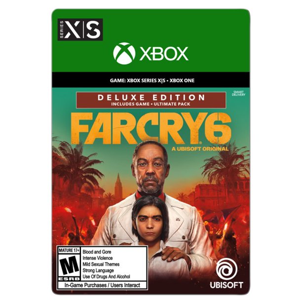 Far Cry 6 Deluxe Edition Ubisoft Xbox One Xbox Series X S Digital Walmart Com