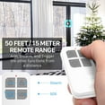 thumbnail image 4 of Alarma antirrobo con control remoto, alerta inalámbrica de entrada abierta de puertas y ventanas, sensor de contacto magnético, funciona con batería, sirena fuerte de 130 db para seguridad, 4 of 7
