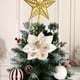 thumbnail image 3 of 1 Pieza de la Flor de Simulación de la Decoración Del Árbol de Navidad - Flor de Simulación de Tela - Decoración de la Escena de la Boda / Fiesta / Sala - Regalo de Vacaciones, 3 of 6
