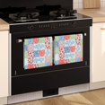 thumbnail image 3 of 2 Pcs Pioneer Flower Floral Print Pattern Kitchen Towels, Funny Microfiber Dish Towel Set, 18" X 26" Tea Towels, 3 of 6