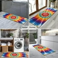 thumbnail image 2 of Rainbow Tie Dye Sunburst Kitchen Rug Mat,Kitchen Runner Rugs Non Skid Washable,Decorative Kitchen Floor Mats for Kitchen,Sink,Laundry,17"X47", 2 of 5