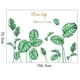 thumbnail image 2 of Pegatinas de pared con plantas tropicales, hojas de palmera verdes, decoración de pared para sala de estar, dormitorio, oficina, papel adhesivo creativo para pared para decoración del hogar, 2 of 5
