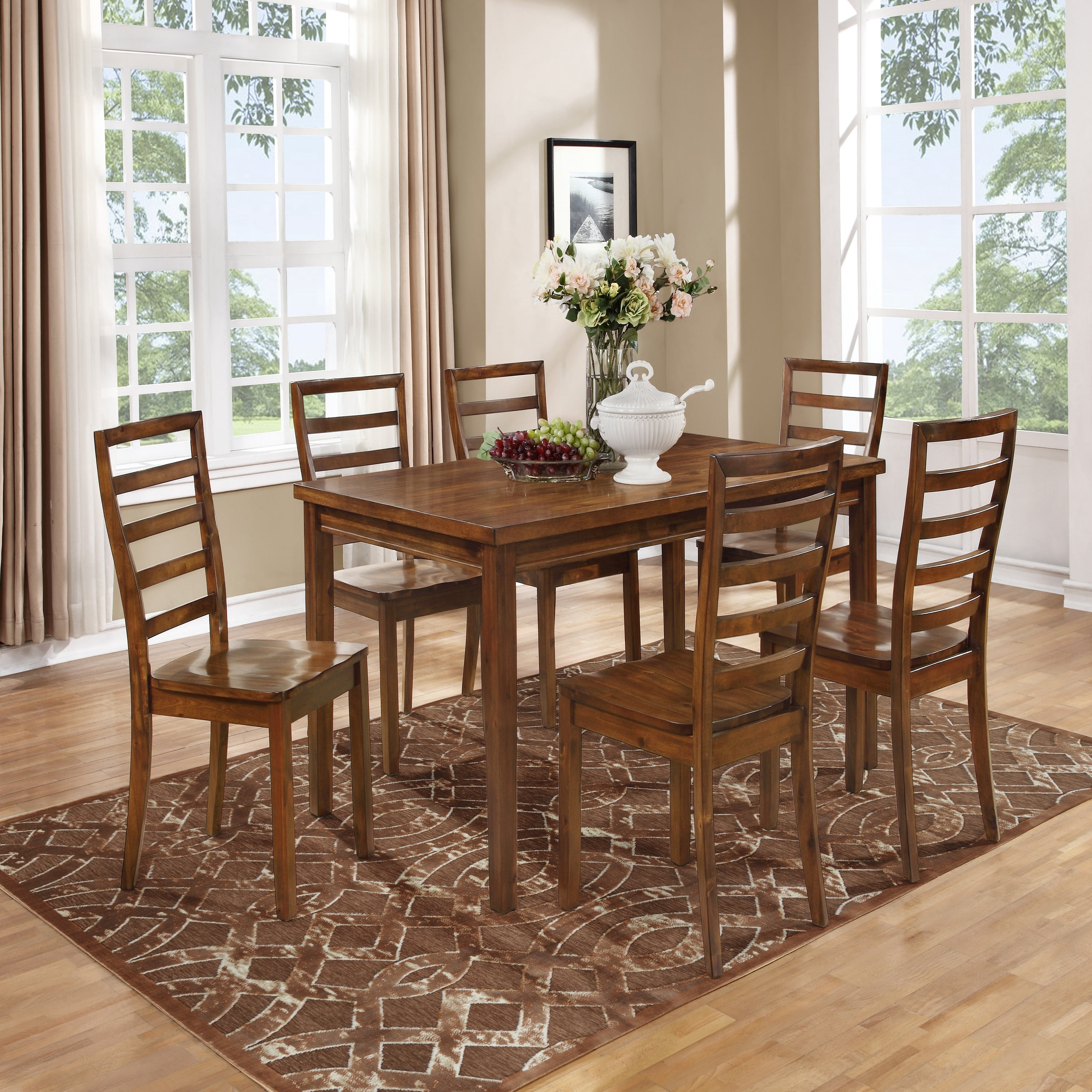 Hi Lo Trellis Brown 8x10.3 Perfect for Large Rooms and Open Spaces