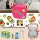 thumbnail image 4 of Bolsa de almuerzo con letras bordadas de nailon, multifuncional, de gran capacidad, para mantener el hielo fresco, para acampar al aire libre, bolsa de almuerzo impermeable, 4 of 4