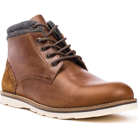 

Men s Crevo Geoff Ankle Boot Chestnut Leather/Suede 8.5 M