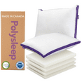 thumbnail image 2 of Polysleep Oreiller en Mousse Mémoire Ajustable - Mousse Rafraîchissante de Qualité Médicale Hypoallergénique - Lot de 4, 2 of 10