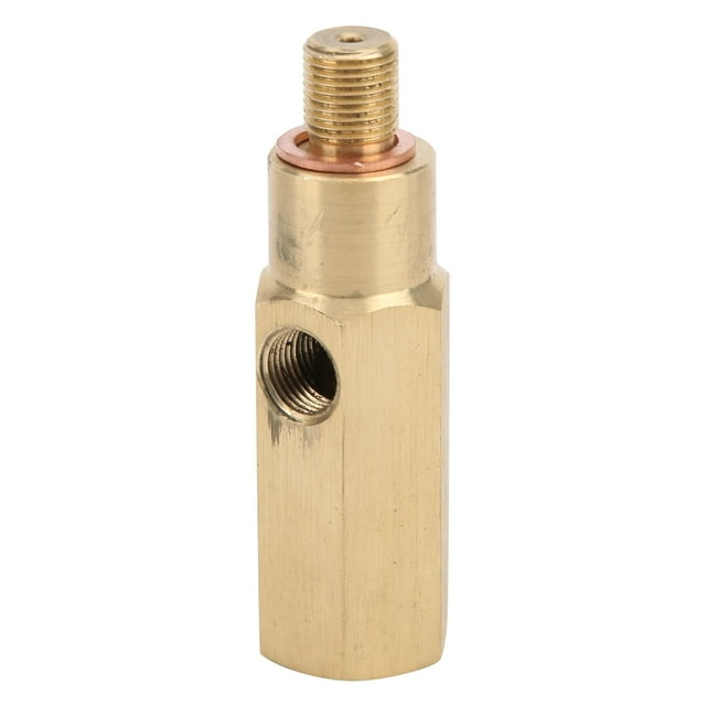 Sensor adaptador de medidor de presión de aceite 1/8 BSP a 1/8 NPT con junta para línea de alimentación de suministro Turbo