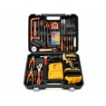 thumbnail image 2 of 18V Cordless Drill Tool Set with 2 Batteries, 110-Piece Multi-Function Power Drill Combo Kit with Storage Case for Home Repair, 2 of 7