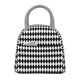 thumbnail image 1 of Balery Black And White Diamonds Bolsa de Almuerzo para Mujeres, Caja de Almuerzo, Bolsa de Almuerzo Pequeña Impermeable, Tote de Almuerzo Reutilizable con Gran Capacidad, 1 of 6