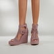 thumbnail image 1 of Nuevas sandalias de cuña Zapatos de mujer ahuecados con boca de pez de fondo grueso para mujer Wmkox8yii sa3577, 1 of 8