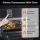 thumbnail image 2 of Cooking Thermometer, Kitchen Thermometers Digital Digital Thermometer with Long Probe and LCD Display for Food, Meat, Oil, Milk, Wine, BBQ, 2 of 5