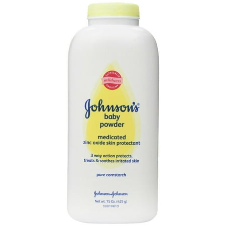 24 PACKS : Johnson's Baby Powder, Medicated, 15 Ounce ...