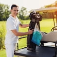 thumbnail image 6 of Kdxio Beach Pattern Golf Towel (24" X 16") with Carabiner Clip - The Convenient Golf Cleaning Towel, 6 of 8