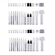 thumbnail image 1 of Juego de 28 Marcadores de Pluma de Retoque de Pintura en Rellenables Pluma de Pintura Recargable Marcadores VacíOs Transparentes Tubo de Pintura VacíO, 1 of 7