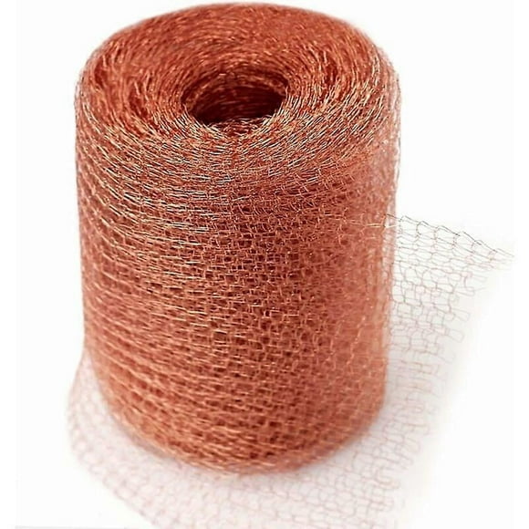 High Quality Anti Rodent Netting, 100% Copper Anti Slug Snail Mouse Rat Birds Nematodes Ferramol, Knitted Copper Netting for Indoors, Garden(6 Metres)