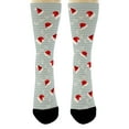 thumbnail image 4 of ThisWear Christmas Party Favors Christmas Ho Ho Ho Santa Hat Socks Holiday Gifts 1-Pair Novelty Crew Socks, 4 of 5