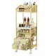 thumbnail image 1 of Carro Organizador de Maquillaje HapiRm con 4 Cajones - Dorado, 1 of 9