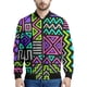 thumbnail image 4 of Chaquetas de bombardero con estampado azteca 3D para hombre, chaqueta de vuelo con cuello alto y cremallera, ropa de calle informal unisex de estilo Harajuku, abrigo, tops, ropa, 4 of 5