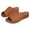 Brown, variant on NOKIO Light Weight Slippers for Women Slip on Beach Slope Heel Slippers Hollow Casual Slippers Slope Bottom Shoes Retro Sandals