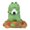 Style B, variant on WINDLAND Handcraft Resin Frogs Figurine Eye catching Decoration for Home Garden Charm Decors for Lover Figurine