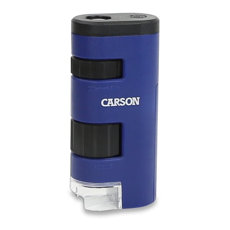 Carson Pocket Micro 20x-60x LED Zoom Microscope with Aspheric Lens System (MM-450)
